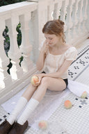 Middle Line Frill Blouse