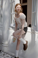 Middle Line Frill Blouse