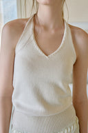 Pepper Halterneck Summer Knit Bustier