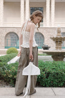 Punching Lace Halterneck Sleeveless