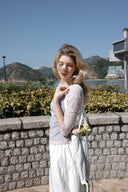 Shirring Halter-Neck Layered T-Shirt