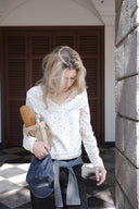 V-Neck Lace Wrap T-Shirt