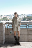 Dining Half Trench Coat
