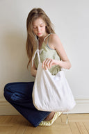 Double Ribbon Summer Shoulder Bag