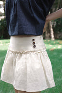 Roha Button Flare Skirt
