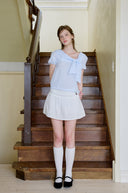Roha Button Flare Skirt
