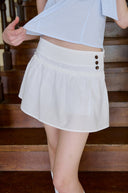 Roha Button Flare Skirt