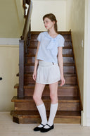 Salty Ribbon Half Blouse
