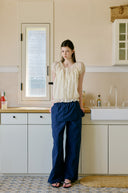 Skirt Layered Nylon Pants