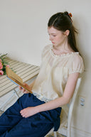 Skirt Layered Nylon Pants