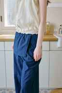 Skirt Layered Nylon Pants