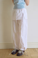 Skirt Layered Nylon Pants