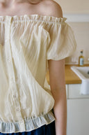 Dual Banding Two-Way Blouse