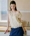 Dual Banding Two-Way Blouse