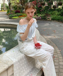 Mild Punching Cotton Overalls