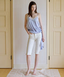 Satin Lace Strap Sleeveless