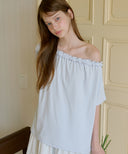 Sove Frill One-Shoulder Short Sleeve T-shirt