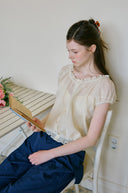 Dual Banding Two-Way Blouse