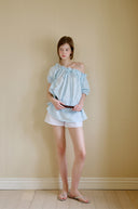 Roe One-Shoulder Lace Blouse