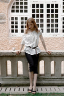 Roe One-Shoulder Lace Blouse